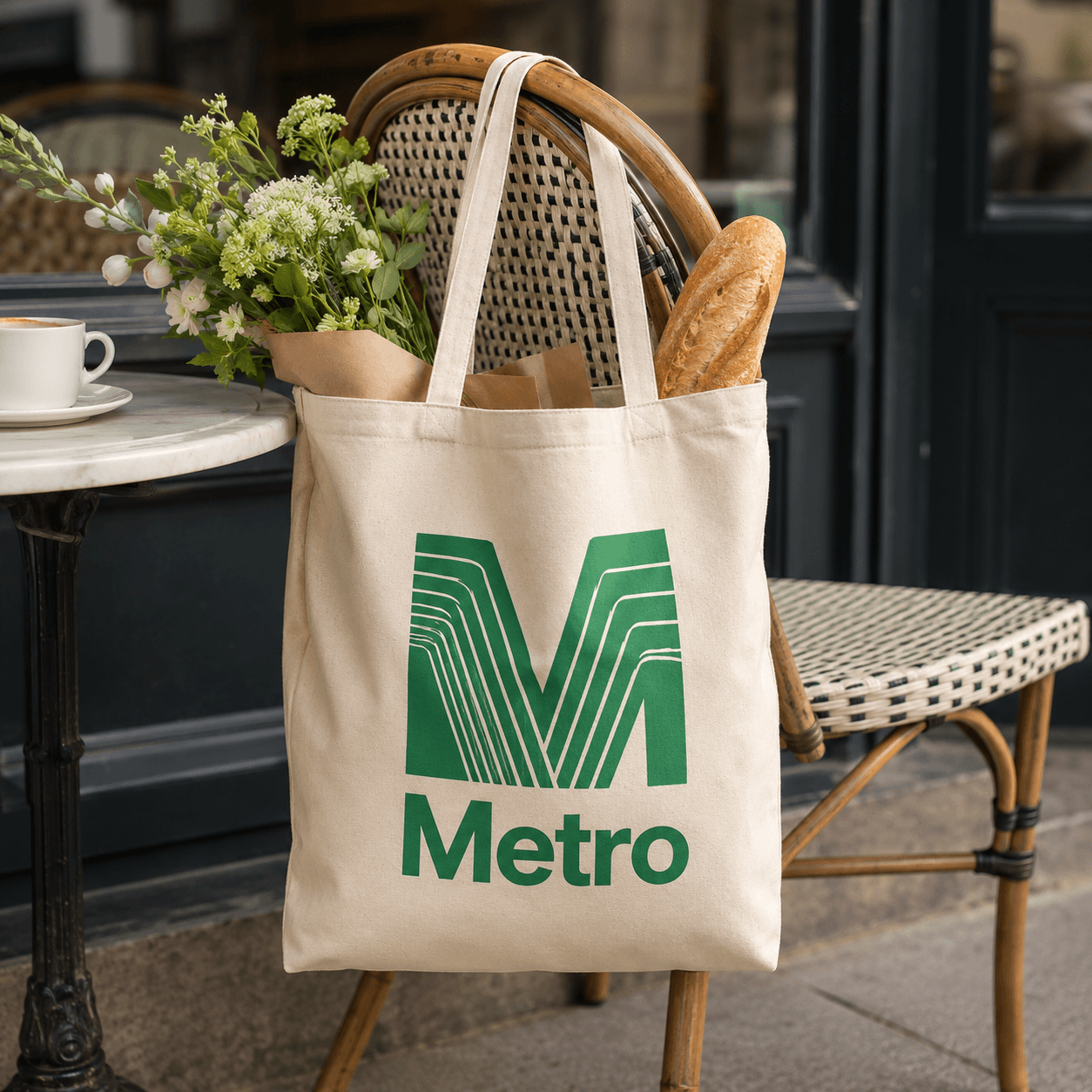 Metro tote bag